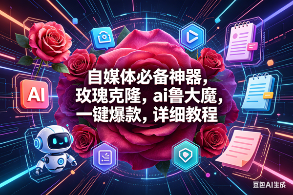 （18316期）玫瑰克隆神器，一键爆款ai工具，自媒体必备，60多个功能的教程-选优云网创