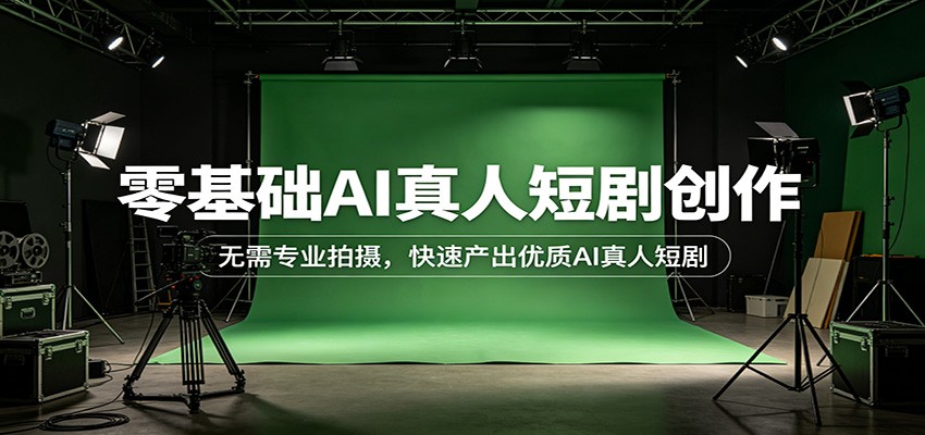 零基础AI真人短剧创作：无需专业拍摄，快速产出优质AI真人短剧-选优云网创