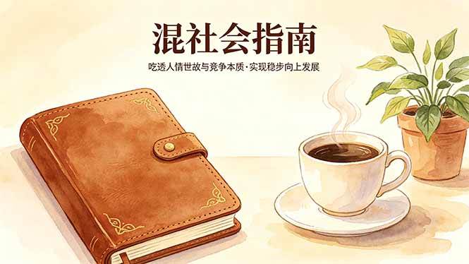 （18282期）付费文章：混社会指南，吃透人情世故与竞争本质，实现稳步向上发展-选优云网创
