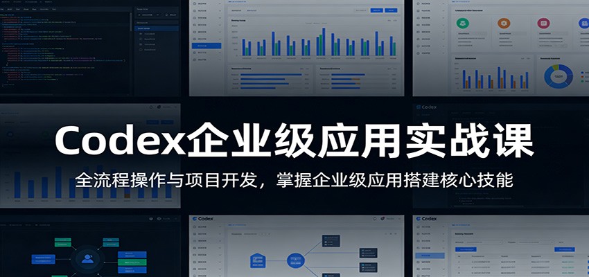 Codex企业级应用实战课：全流程操作与项目开发，掌握企业级应用搭建核心技能-选优云网创